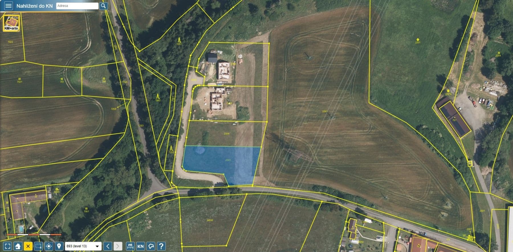 plot for sale, 1,893 m², Předotice, Jihočeský Region plot for sale, 1,893 m², Předotice, Jihočeský Region