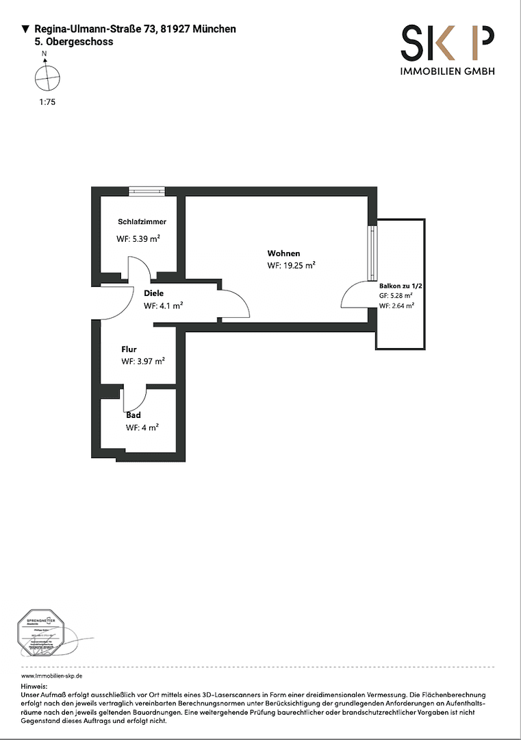 Studio flat to rent, 42 m², Regina-Ullmann-Straße 73, München, Bavaria Studio flat to rent, 42 m², Regina-Ullmann-Straße 73, München, Bavaria