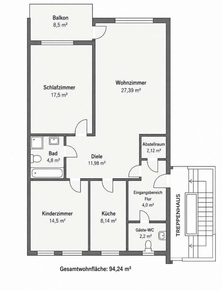 3 bedroom flat for sale, 95 m², Jahnstraße 62, Quickborn, Schleswig-Holstein 3 bedroom flat for sale, 95 m², Jahnstraße 62, Quickborn, Schleswig-Holstein