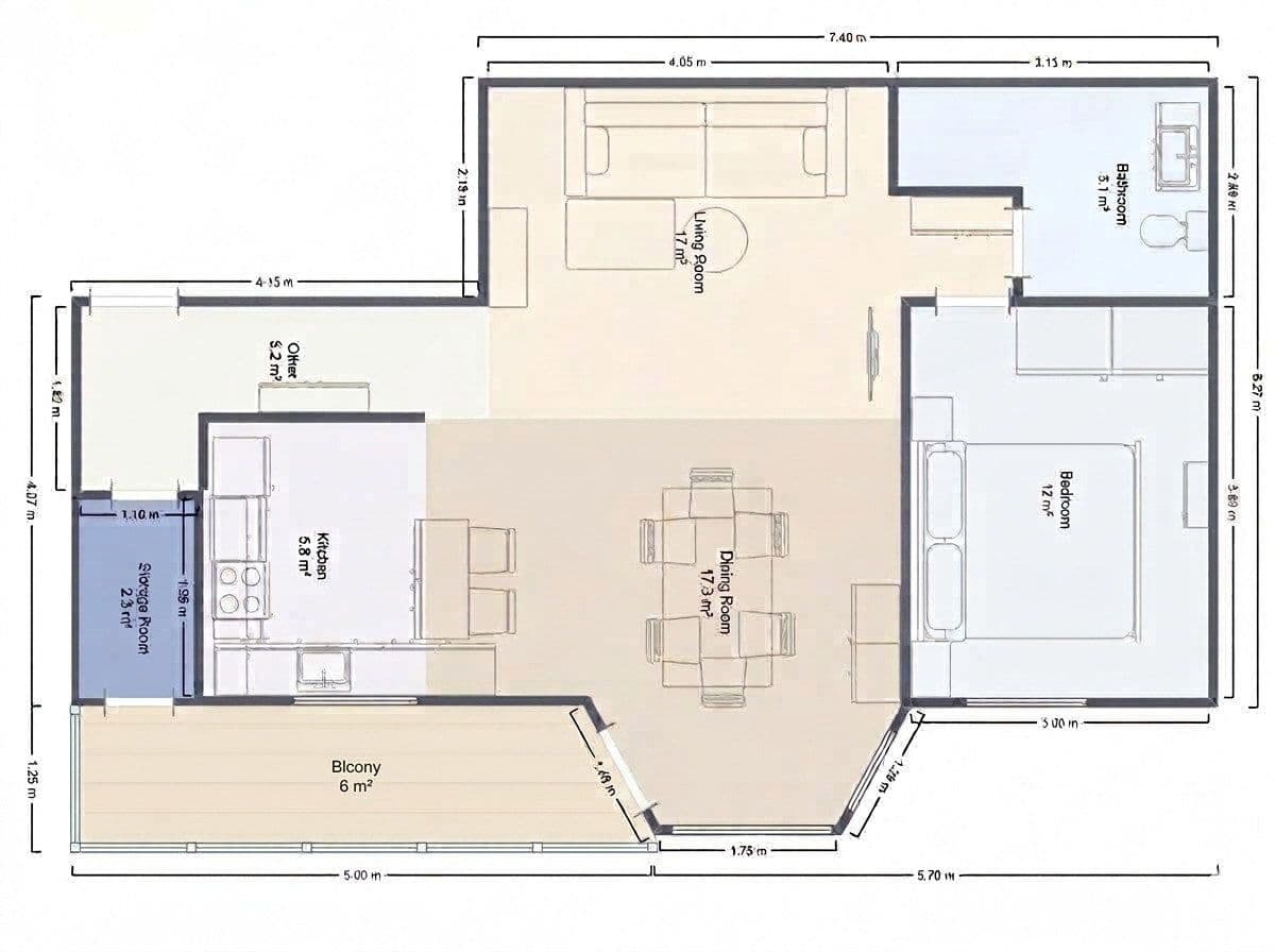 1 bedroom with open-plan kitchen flat for sale, 67 m², Saarlouis, Saarland 1 bedroom with open-plan kitchen flat for sale, 67 m², Saarlouis, Saarland