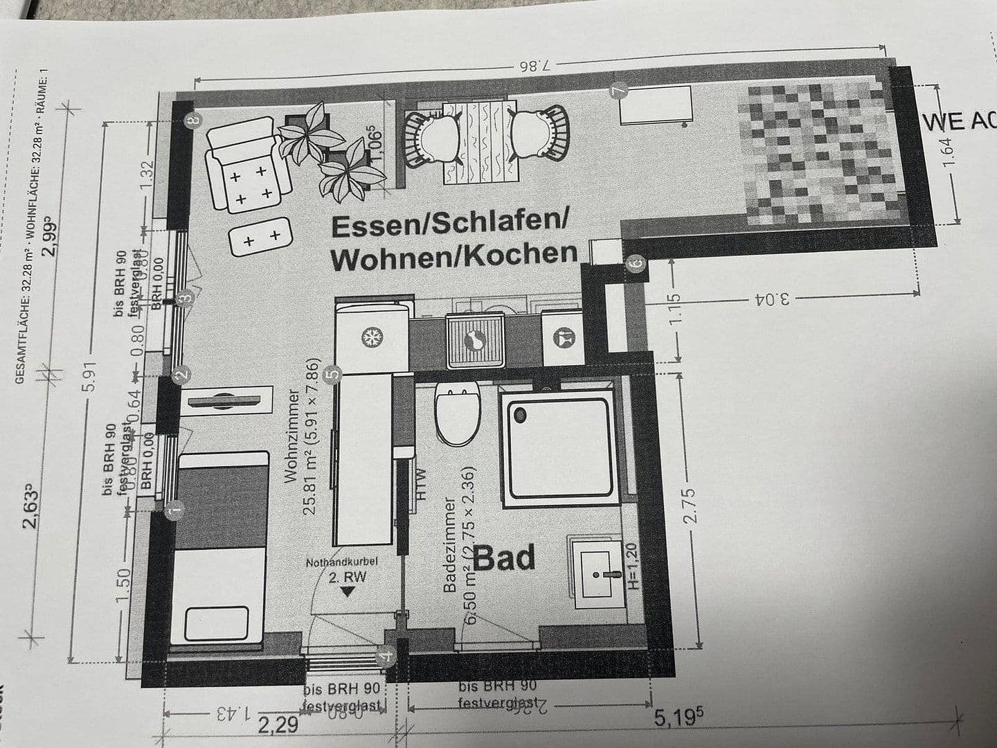 1 bedroom flat to rent, 31 m², Nürnberg, Bavaria 1 bedroom flat to rent, 31 m², Nürnberg, Bavaria