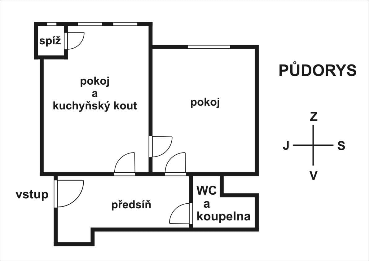 1 bedroom with open-plan kitchen flat to rent, 58 m², Jugoslávských partyzánů, Prague, Prague 1 bedroom with open-plan kitchen flat to rent, 58 m², Jugoslávských partyzánů, Prague, Prague