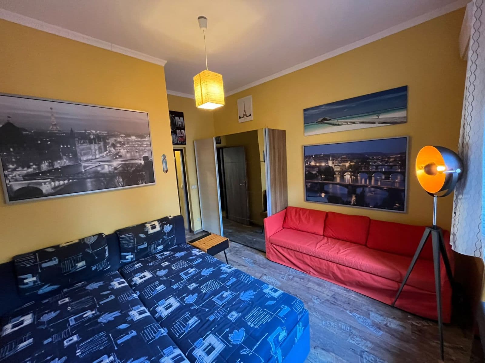 1 bedroom with open-plan kitchen flat to rent, 50 m², Slezská, Prague, Prague 1 bedroom with open-plan kitchen flat to rent, 50 m², Slezská, Prague, Prague