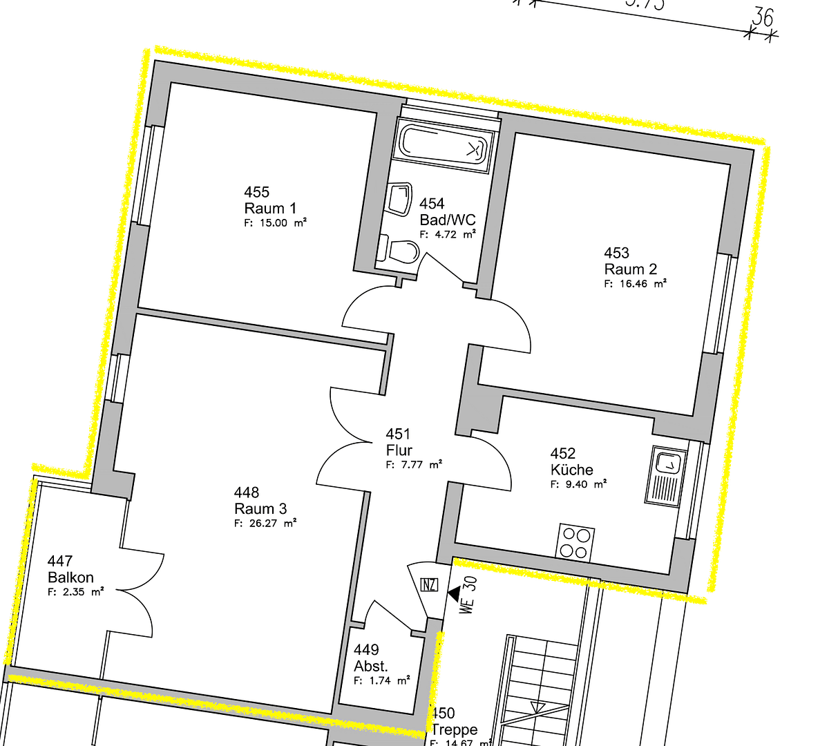 3 bedroom flat to rent, 84 m², Velten, Brandenburg 3 bedroom flat to rent, 84 m², Velten, Brandenburg