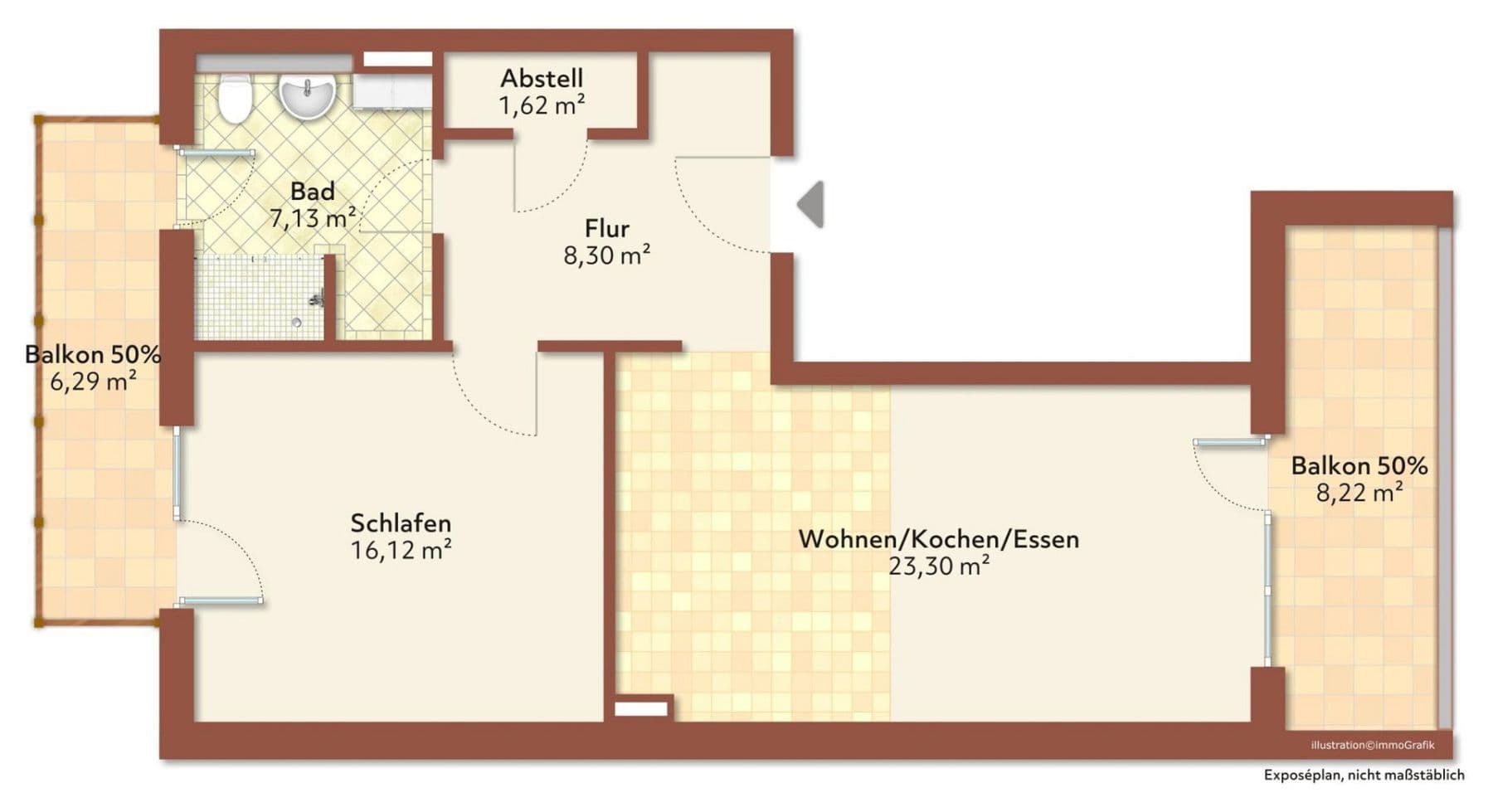 2 bedroom flat for sale, 64 m², Leipzig, Saxony 2 bedroom flat for sale, 64 m², Leipzig, Saxony
