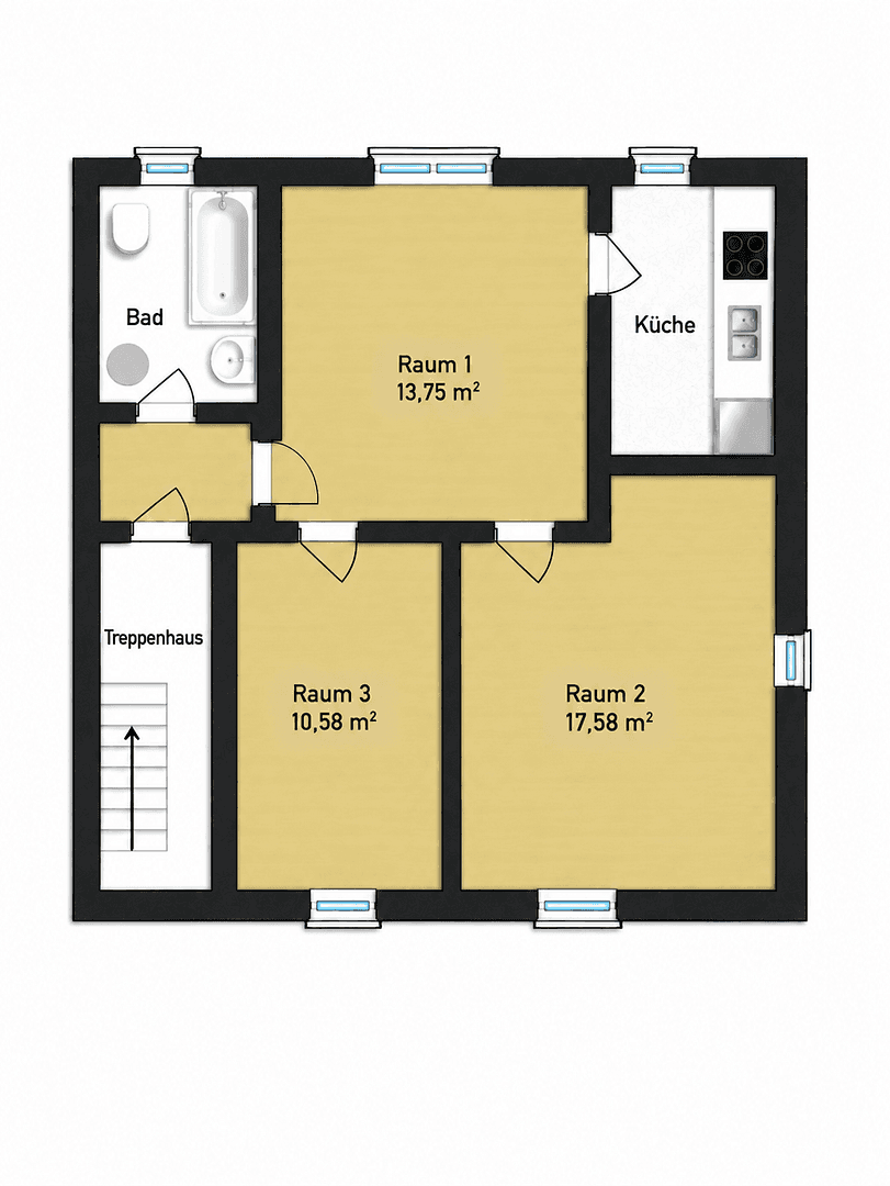 3 bedroom flat to rent, 52 m², Im Hagen 6, Castrop-Rauxel, North Rhine-Westphalia 3 bedroom flat to rent, 52 m², Im Hagen 6, Castrop-Rauxel, North Rhine-Westphalia