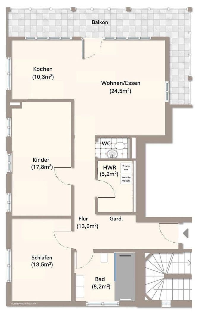 2 bedroom with open-plan kitchen flat for sale, 104 m², Sankt-Mang-Weg 2, Schwangau, Bavaria 2 bedroom with open-plan kitchen flat for sale, 104 m², Sankt-Mang-Weg 2, Schwangau, Bavaria