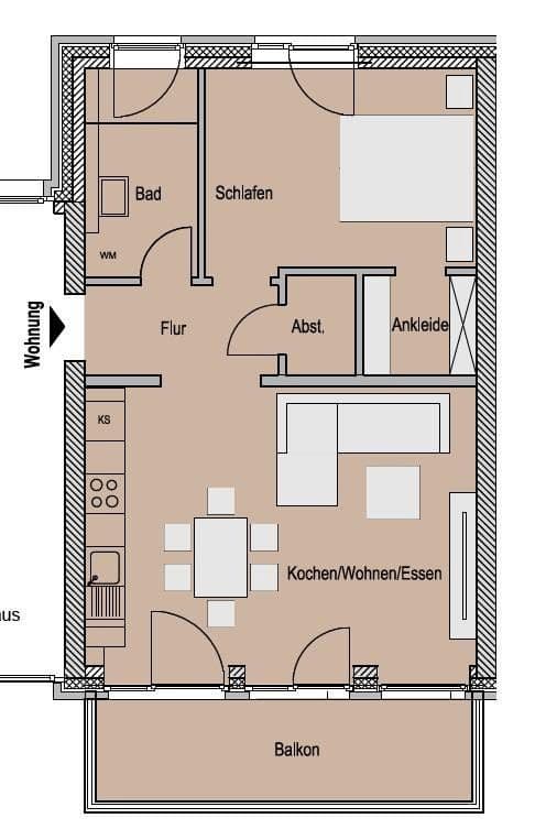 2 bedroom flat to rent, 53 m², Carl-Goerdeler-Weg 1, Stade, Lower Saxony 2 bedroom flat to rent, 53 m², Carl-Goerdeler-Weg 1, Stade, Lower Saxony