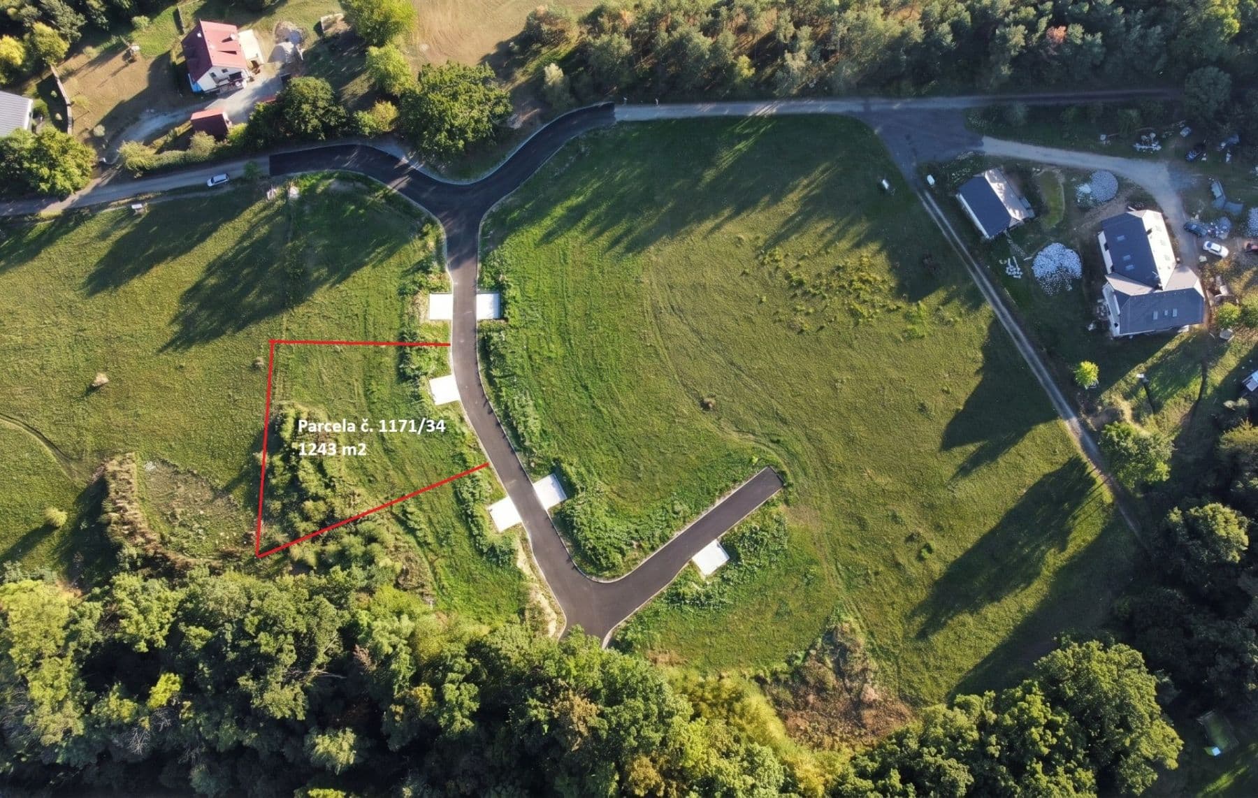 plot for sale, 1,243 m², Buš, Středočeský Region plot for sale, 1,243 m², Buš, Středočeský Region