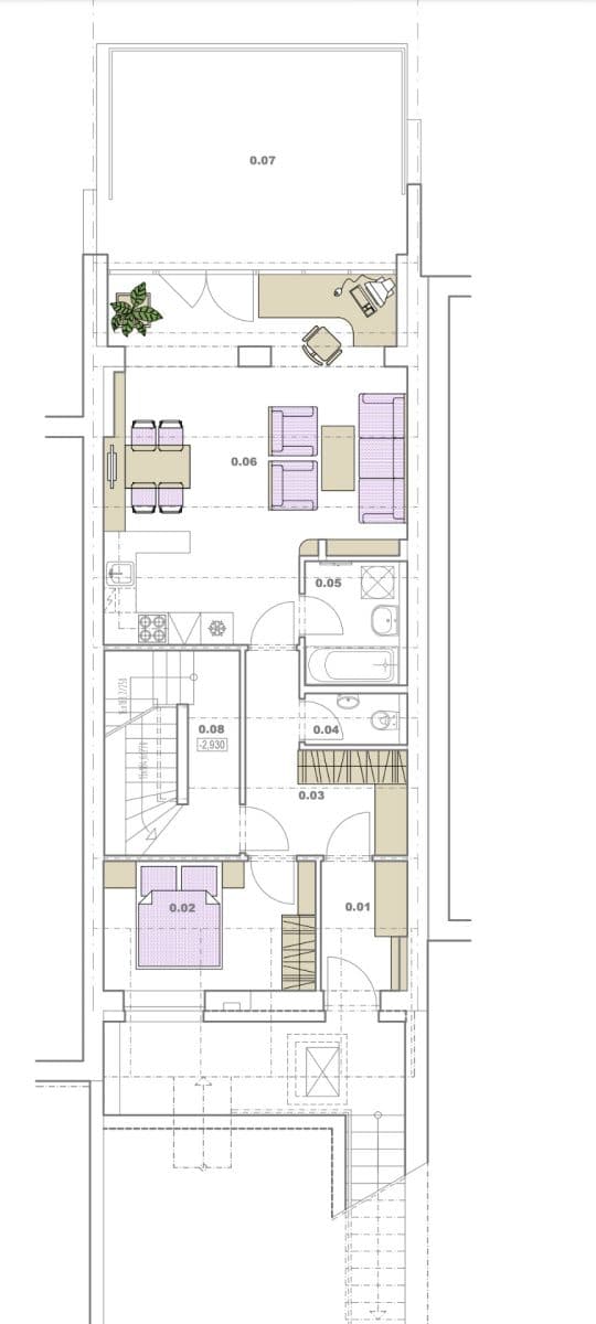 1 bedroom with open-plan kitchen flat to rent, 61 m², Bohuslava Martinů, Brno, Jihomoravský Region 1 bedroom with open-plan kitchen flat to rent, 61 m², Bohuslava Martinů, Brno, Jihomoravský Region