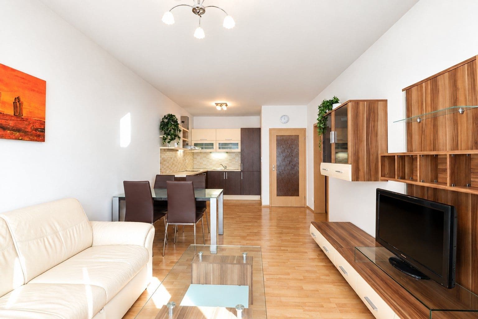 1 bedroom with open-plan kitchen flat to rent, 52 m², Pod Harfou, Prague, Prague 1 bedroom with open-plan kitchen flat to rent, 52 m², Pod Harfou, Prague, Prague