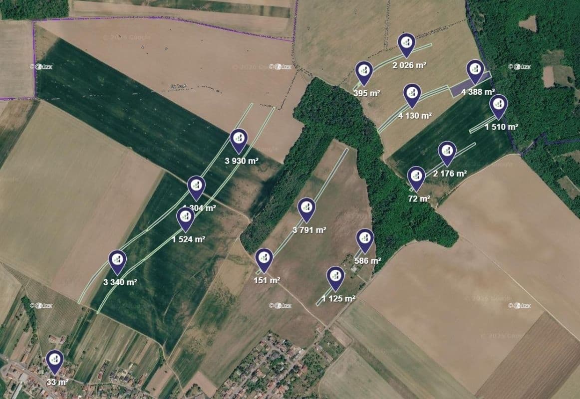 plot for sale, 68,811 m², Kuchařovice, Jihomoravský Region plot for sale, 68,811 m², Kuchařovice, Jihomoravský Region