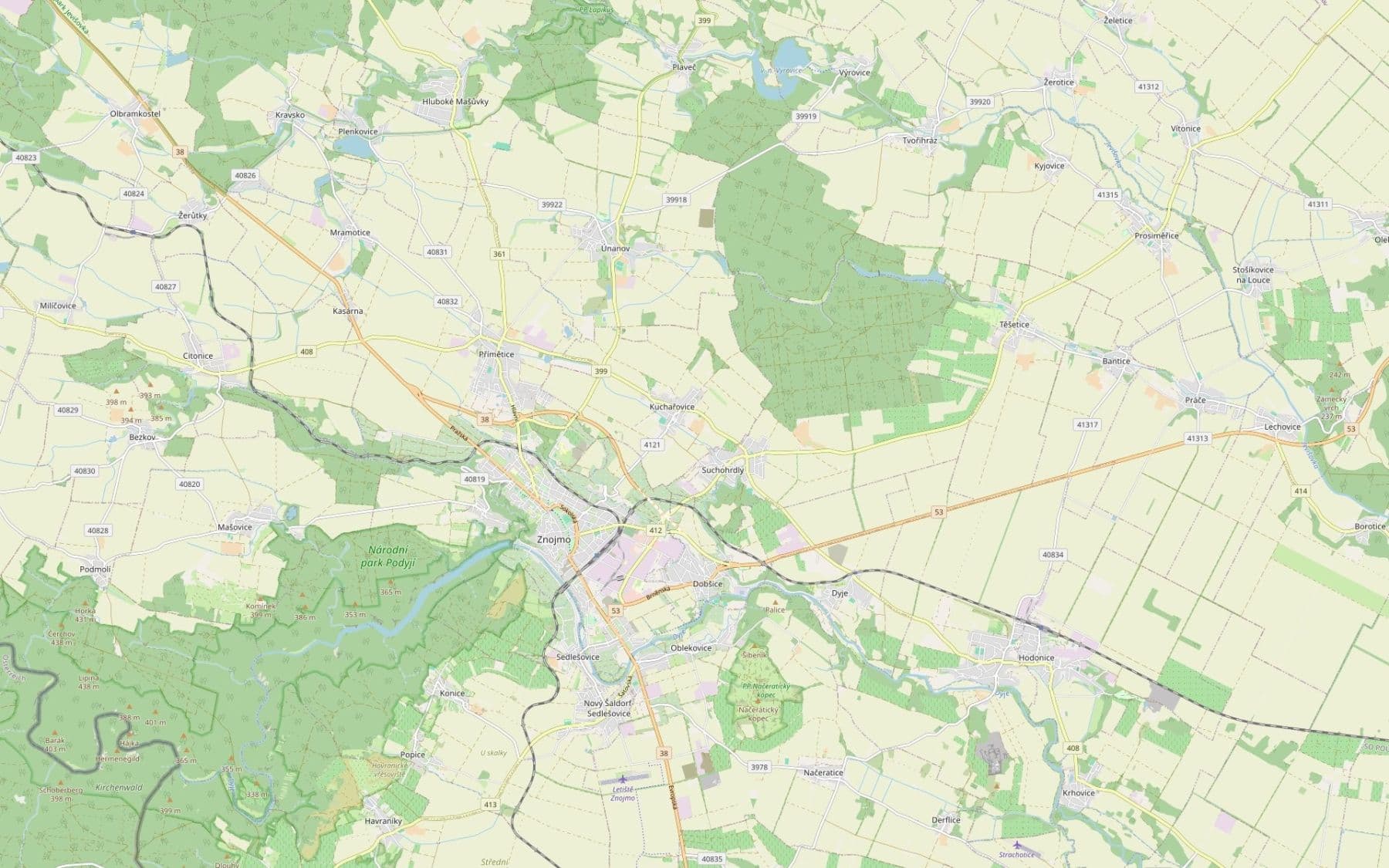 plot for sale, 68,811 m², Kuchařovice, Jihomoravský Region plot for sale, 68,811 m², Kuchařovice, Jihomoravský Region