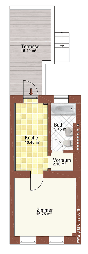 1 bedroom flat to rent, 43 m², Flutstr., Brandenburg an der Havel, Brandenburg 1 bedroom flat to rent, 43 m², Flutstr., Brandenburg an der Havel, Brandenburg