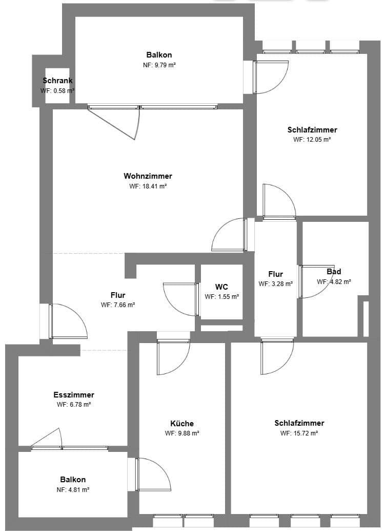 2 bedroom with open-plan kitchen flat for sale, 86 m², Taunusstein, Hesse 2 bedroom with open-plan kitchen flat for sale, 86 m², Taunusstein, Hesse