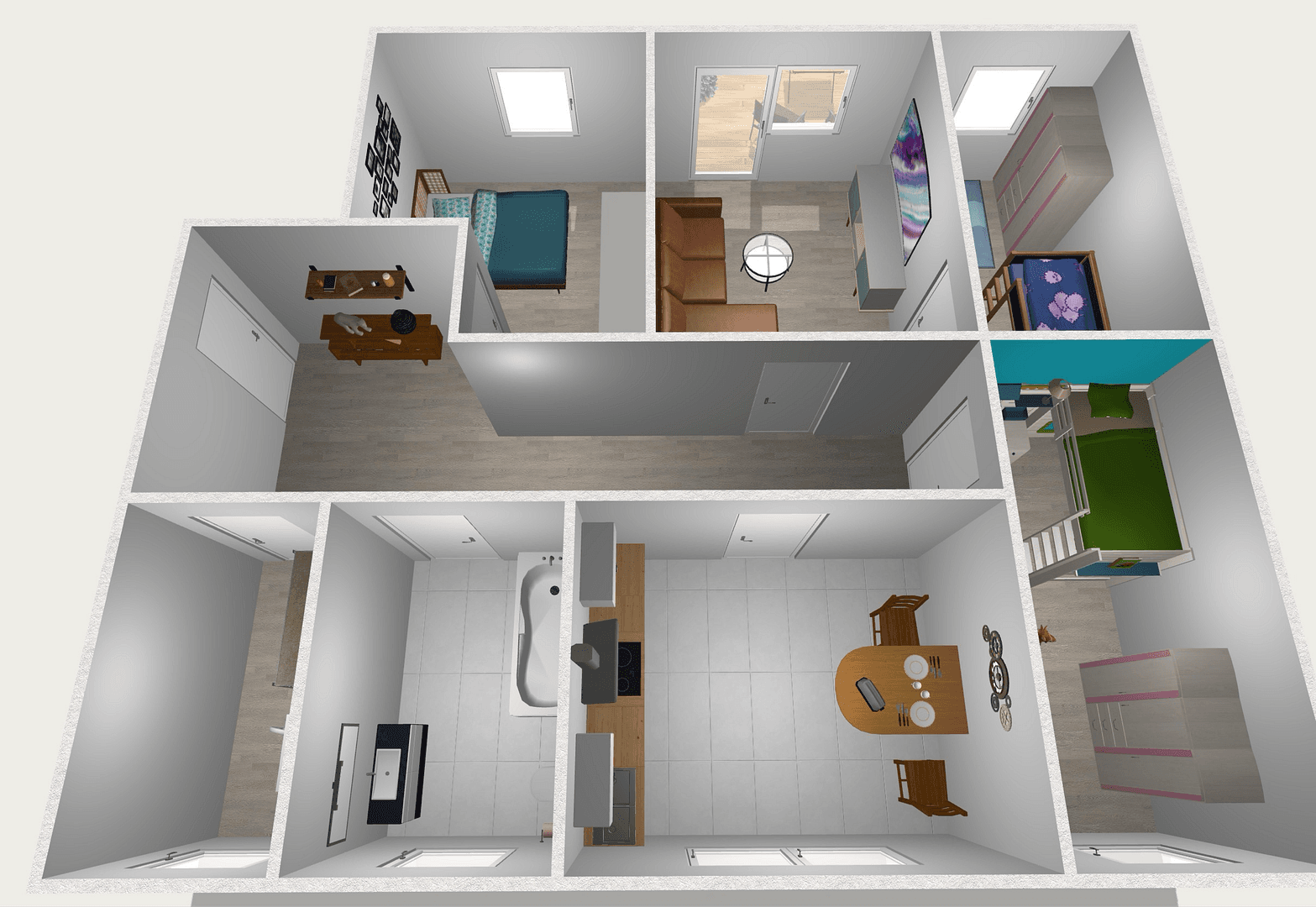 4 bedroom flat to rent, 84 m², Zum Stockbrunnen 3-5, Frohburg, Saxony 4 bedroom flat to rent, 84 m², Zum Stockbrunnen 3-5, Frohburg, Saxony