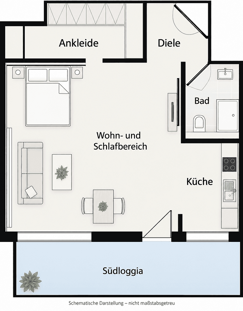 1 bedroom flat for sale, 52 m², München, Bavaria 1 bedroom flat for sale, 52 m², München, Bavaria