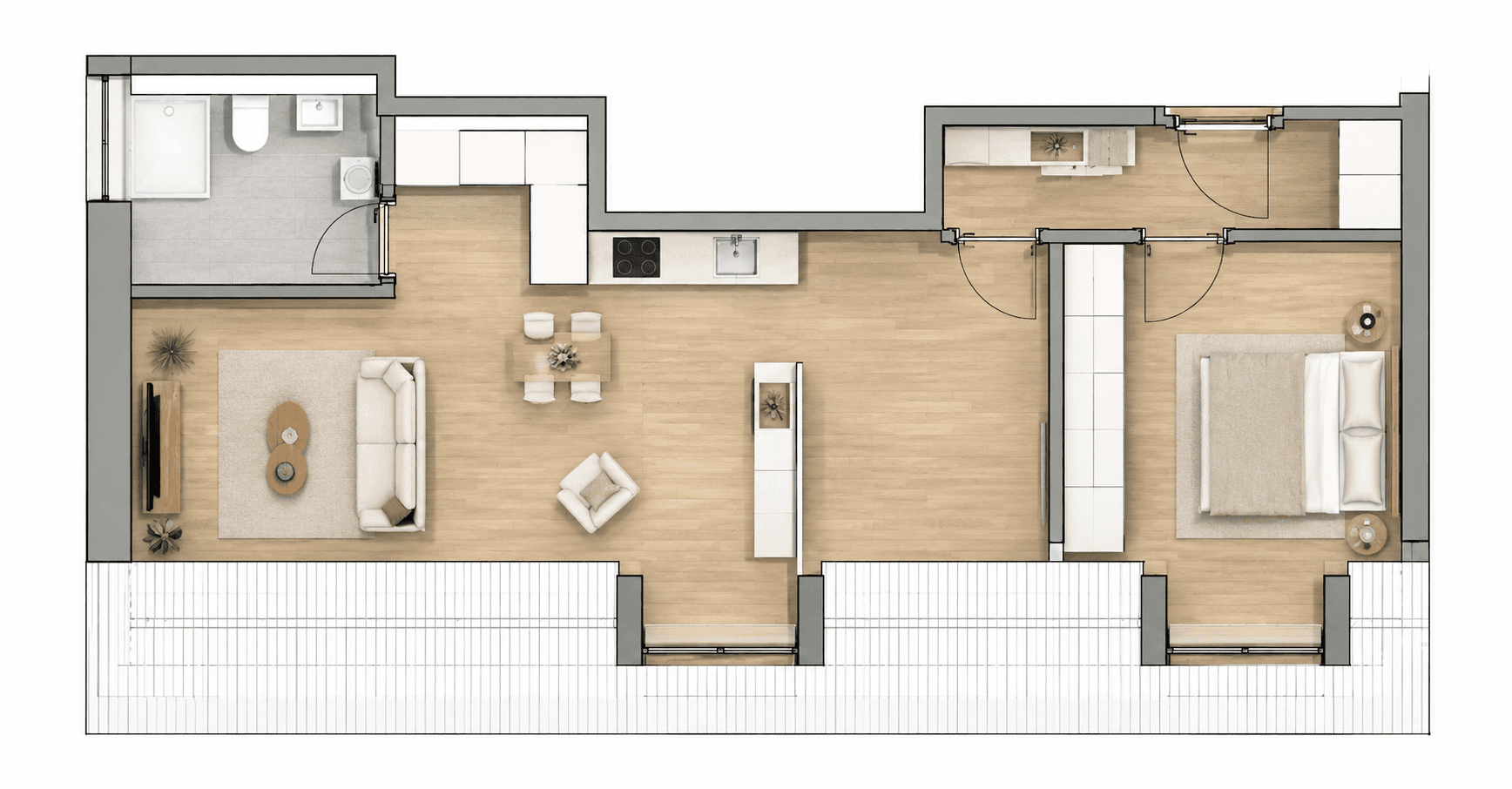 2 bedroom flat to rent, 46 m², Landshuter Str. 59, Freising, Bavaria 2 bedroom flat to rent, 46 m², Landshuter Str. 59, Freising, Bavaria
