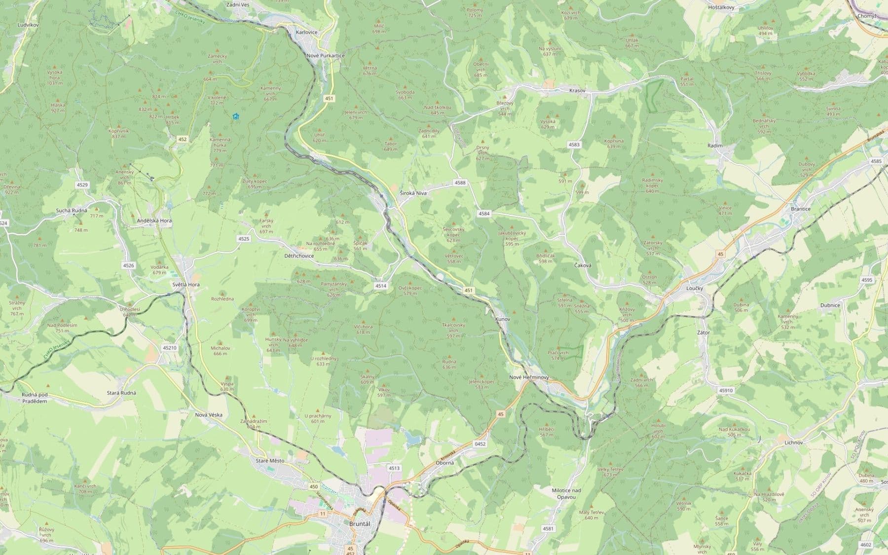plot for sale, 39,289 m², Široká Niva, Moravskoslezský Region plot for sale, 39,289 m², Široká Niva, Moravskoslezský Region