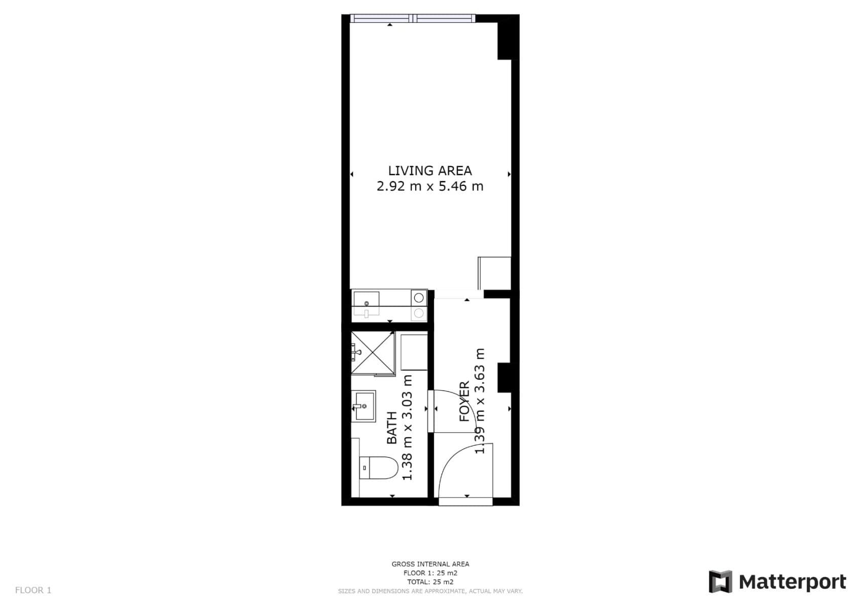 Studio flat to rent, 26 m², Peroutkova, Prague, Prague Studio flat to rent, 26 m², Peroutkova, Prague, Prague
