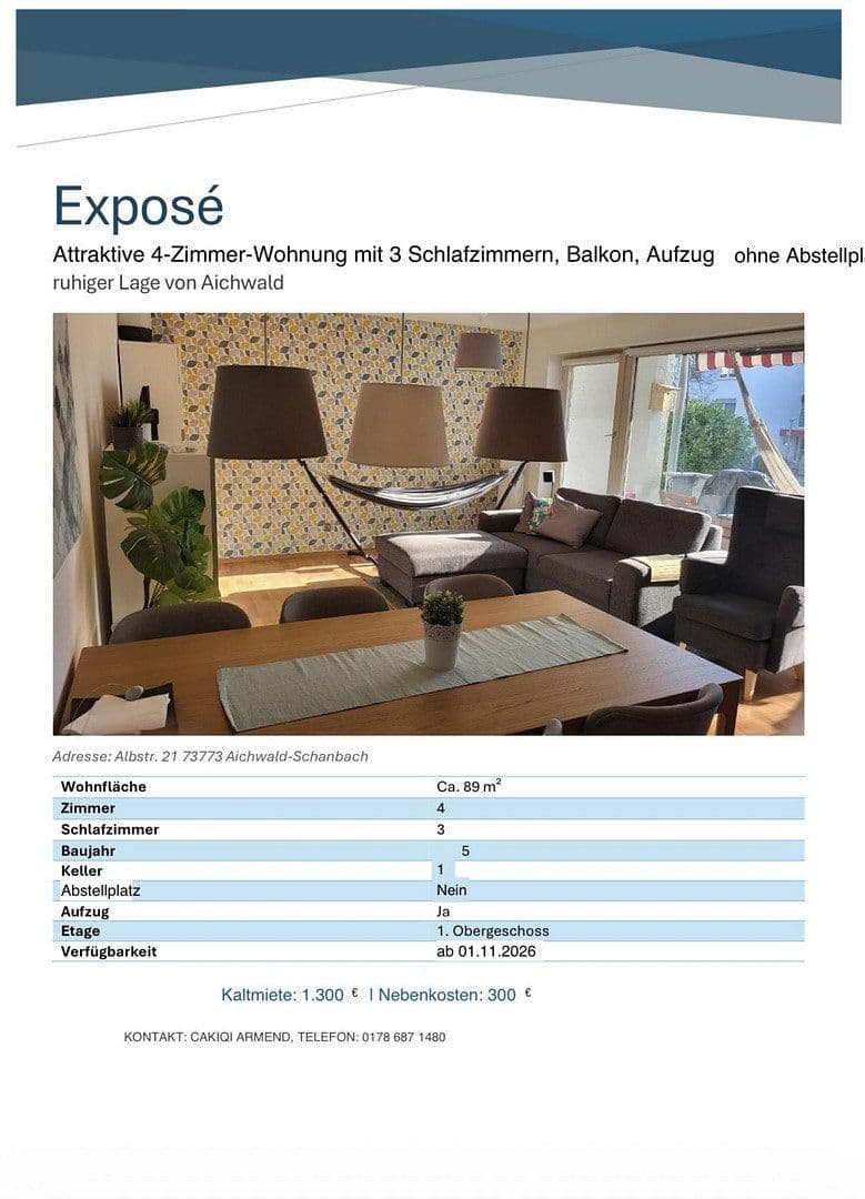 4 bedroom flat to rent, 89 m², Albstraße 21, Aichwald, Baden-Württemberg 4 bedroom flat to rent, 89 m², Albstraße 21, Aichwald, Baden-Württemberg