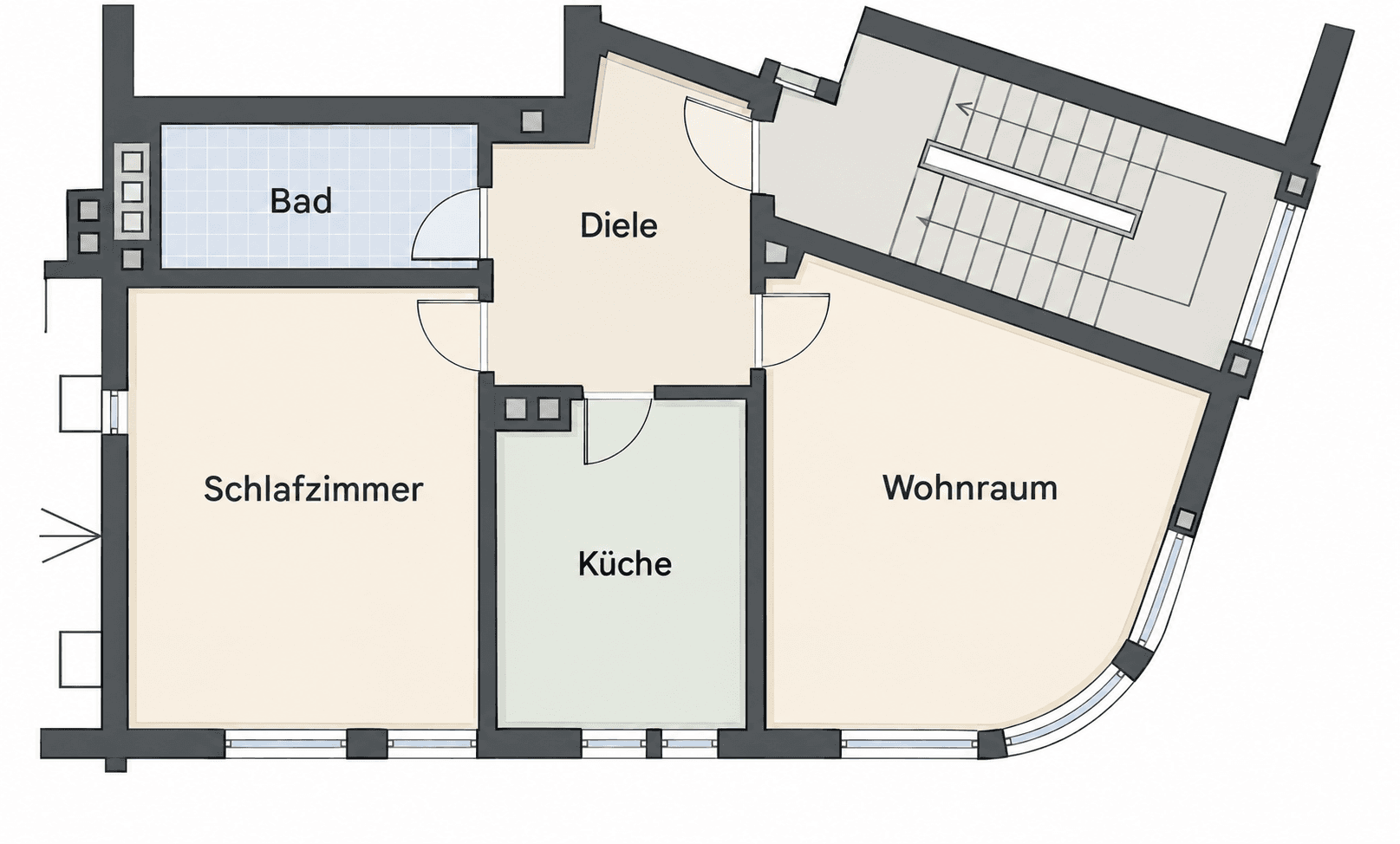 1 bedroom with open-plan kitchen flat to rent, 51 m², Frohnhauserstraße 137, Essen, North Rhine-Westphalia 1 bedroom with open-plan kitchen flat to rent, 51 m², Frohnhauserstraße 137, Essen, North Rhine-Westphalia