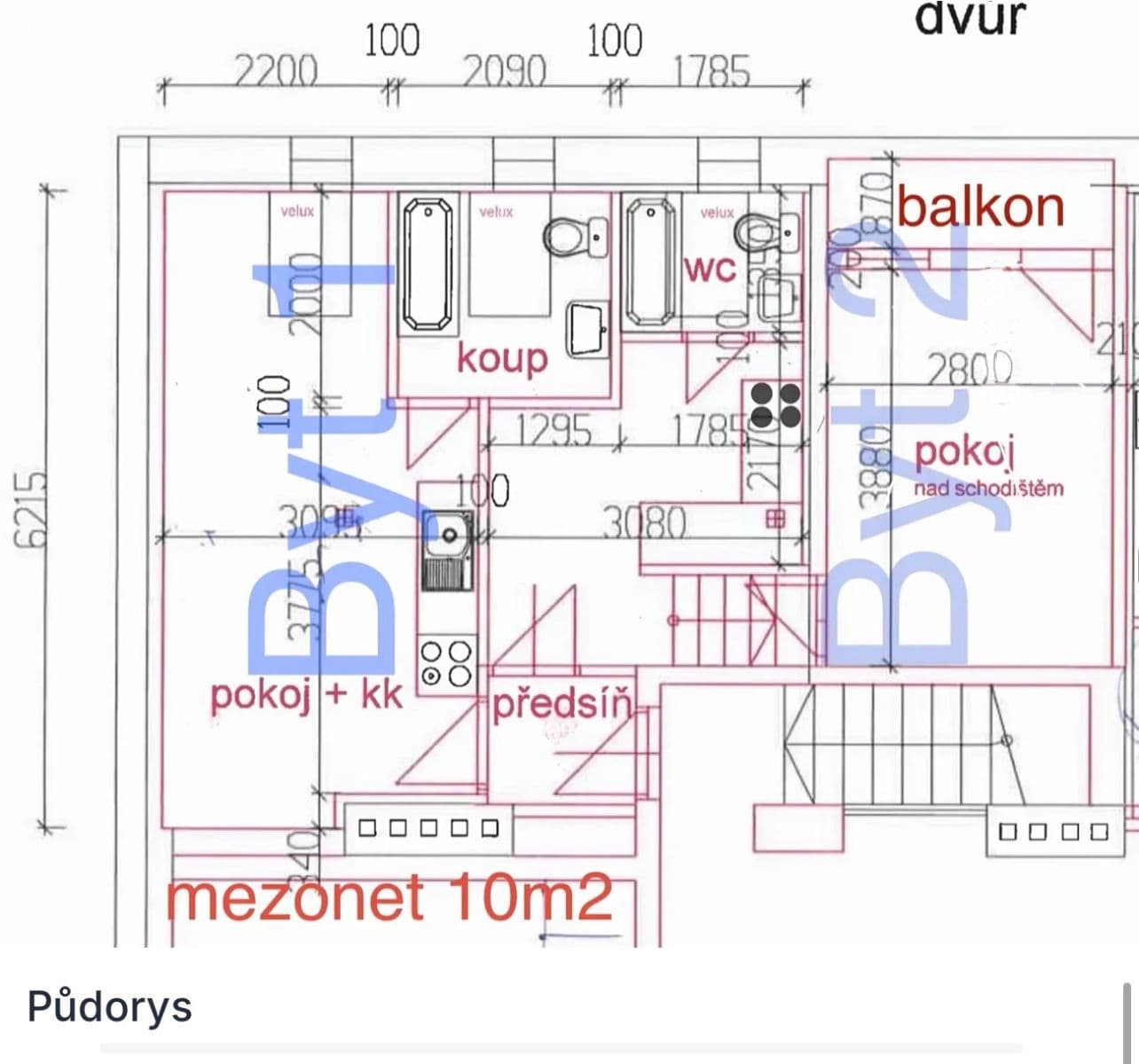 2 bedroom with open-plan kitchen flat for sale, 44 m², Lublaňská, Prague, Prague 2 bedroom with open-plan kitchen flat for sale, 44 m², Lublaňská, Prague, Prague