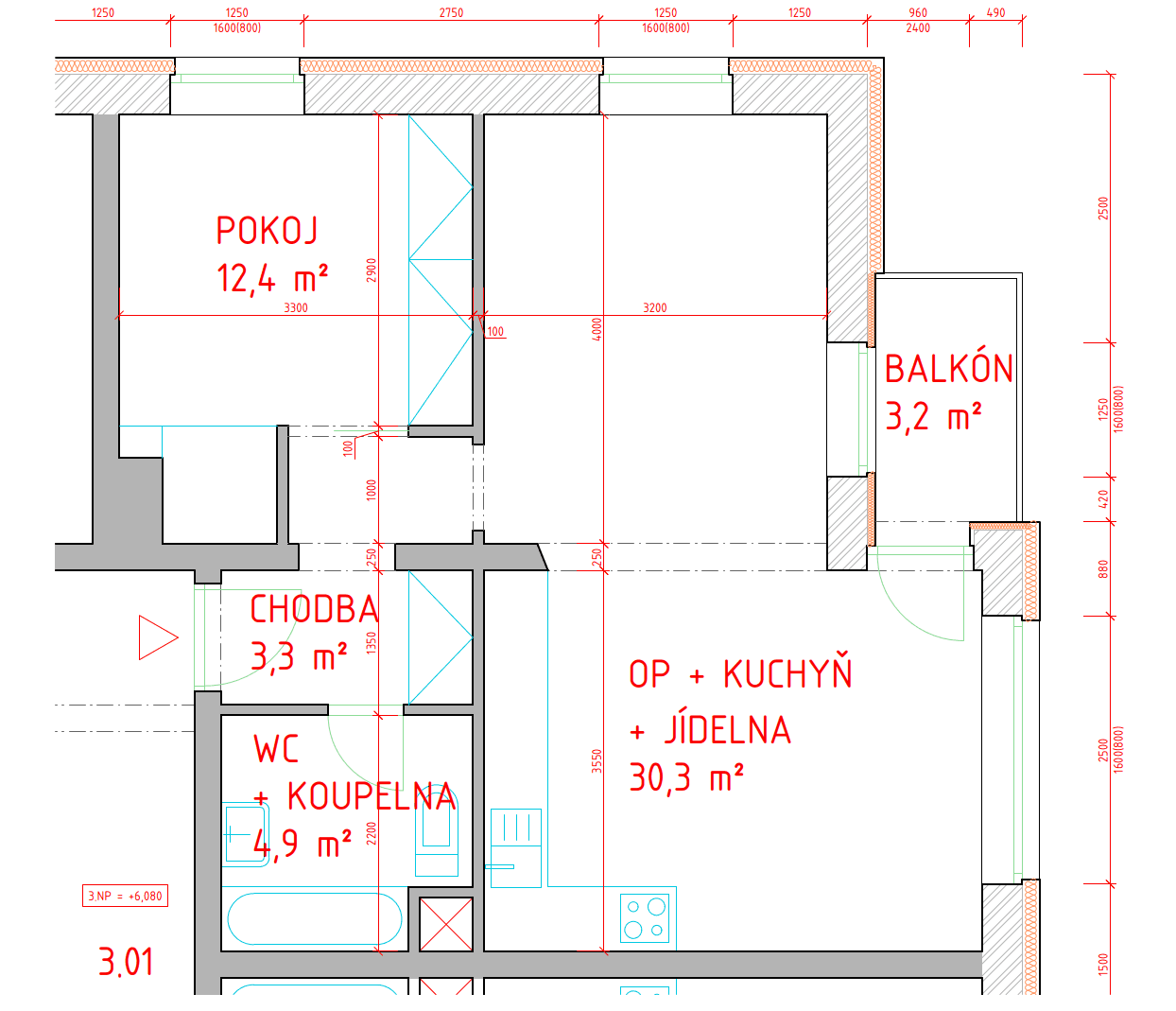 1 bedroom with open-plan kitchen flat for sale, 54 m², Mlýnská, Rychnov u Jablonce nad Nisou, Liberecký Region 1 bedroom with open-plan kitchen flat for sale, 54 m², Mlýnská, Rychnov u Jablonce nad Nisou, Liberecký Region