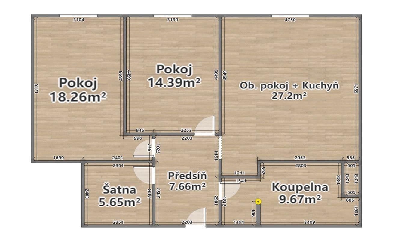 2 bedroom with open-plan kitchen flat for sale, 82 m², Otýlie Beníškové, Plzeň, Plzeňský Region 2 bedroom with open-plan kitchen flat for sale, 82 m², Otýlie Beníškové, Plzeň, Plzeňský Region