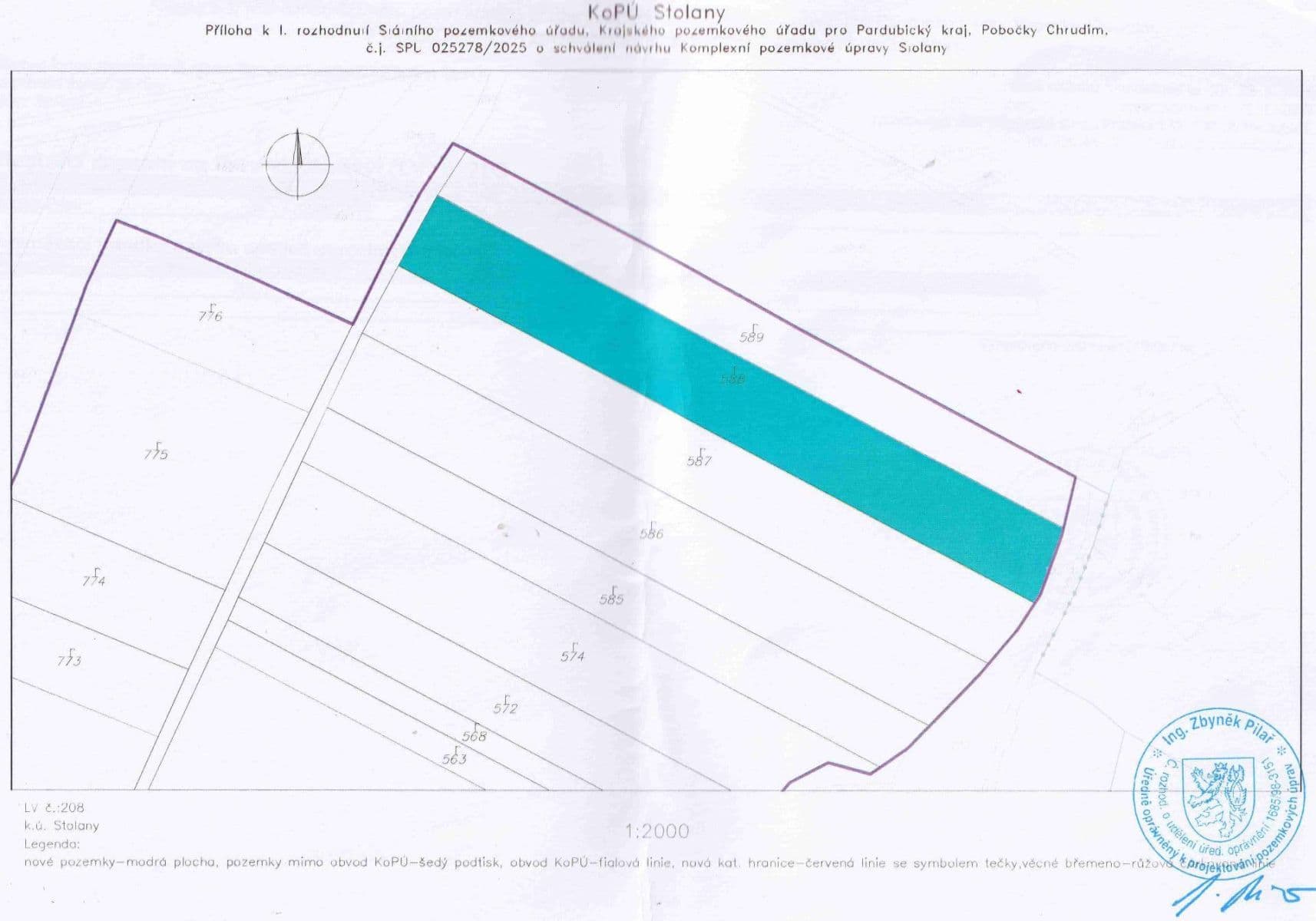 plot for sale, 11,354 m², Stolany, Pardubický Region plot for sale, 11,354 m², Stolany, Pardubický Region