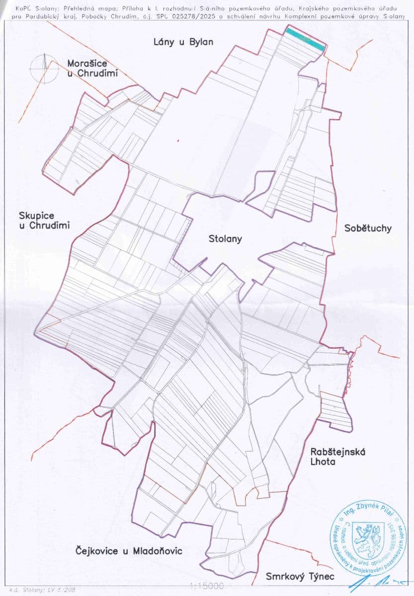 plot for sale, 11,354 m², Stolany, Pardubický Region plot for sale, 11,354 m², Stolany, Pardubický Region