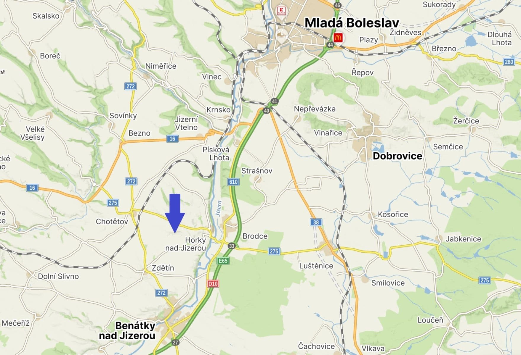 plot for sale, 23,561 m², Horky nad Jizerou, Středočeský Region plot for sale, 23,561 m², Horky nad Jizerou, Středočeský Region