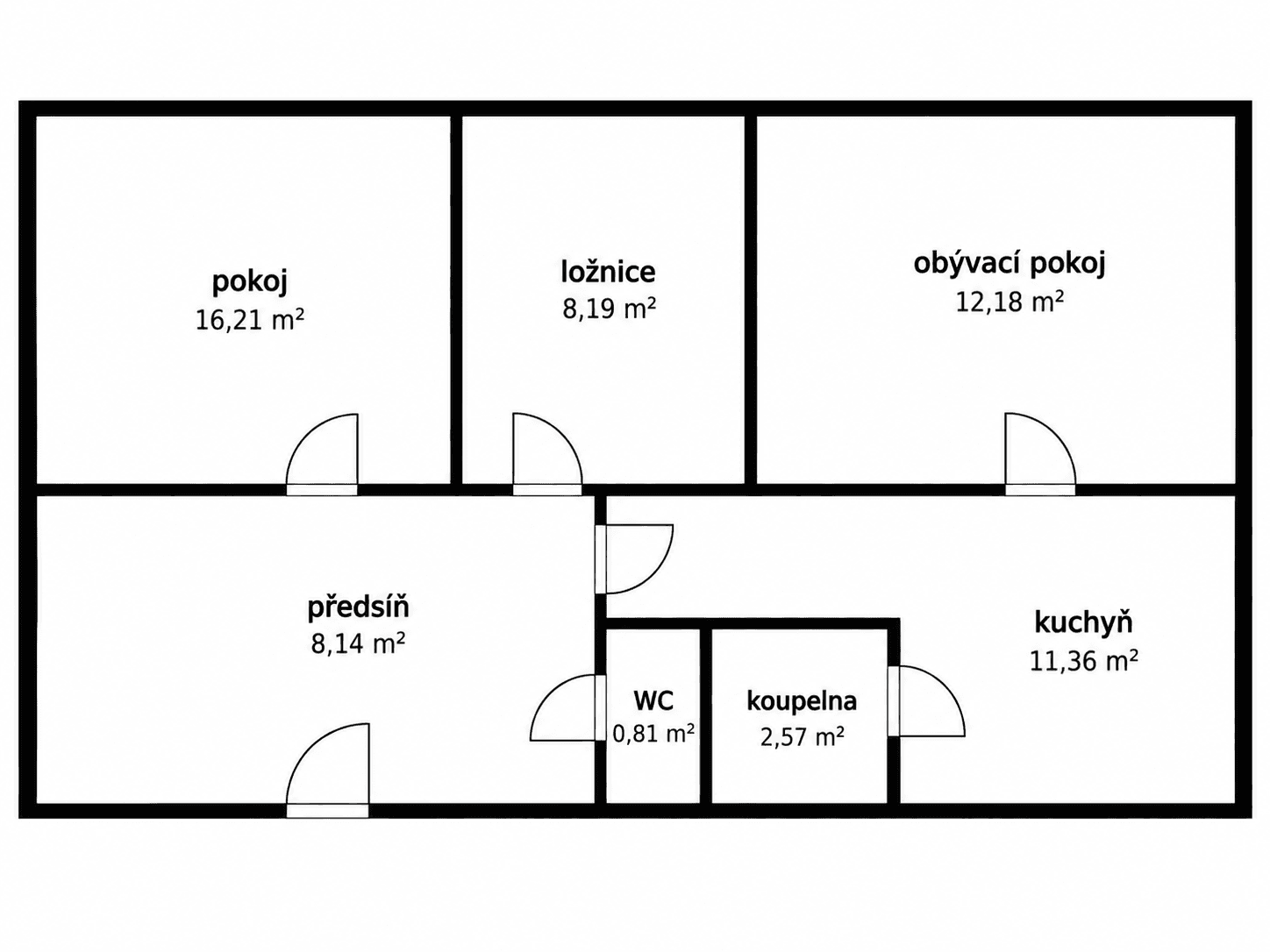 3 bedroom flat to rent, 64 m², Dělnická, Karlovy Vary, Karlovarský Region 3 bedroom flat to rent, 64 m², Dělnická, Karlovy Vary, Karlovarský Region