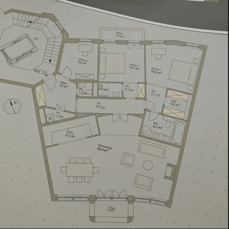 4 bedroom flat to rent, 129 m², Berlin, Berlin 4 bedroom flat to rent, 129 m², Berlin, Berlin