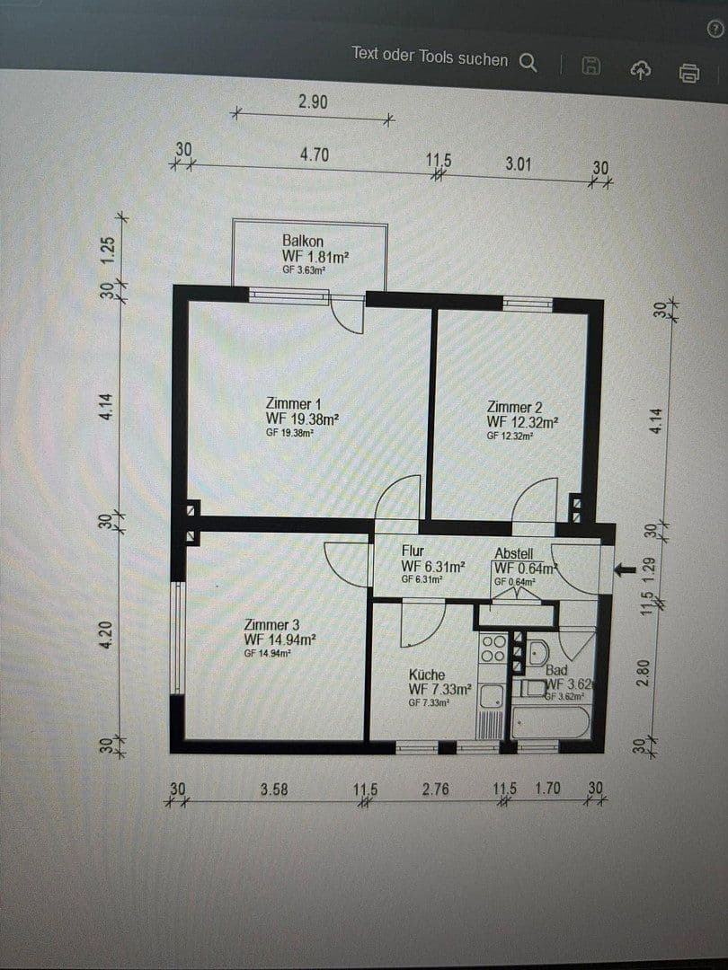 3 bedroom flat to rent, 66 m², Köln, North Rhine-Westphalia 3 bedroom flat to rent, 66 m², Köln, North Rhine-Westphalia