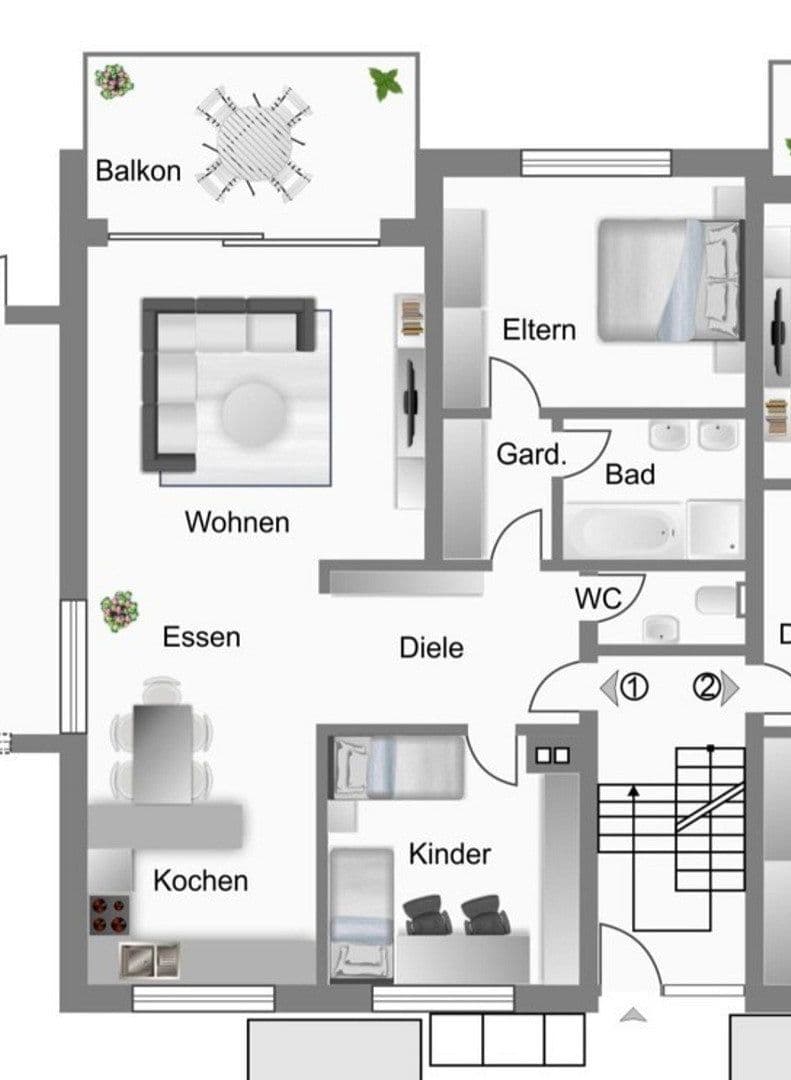 2 bedroom with open-plan kitchen flat to rent, 98 m², Böblingen, Baden-Württemberg 2 bedroom with open-plan kitchen flat to rent, 98 m², Böblingen, Baden-Württemberg