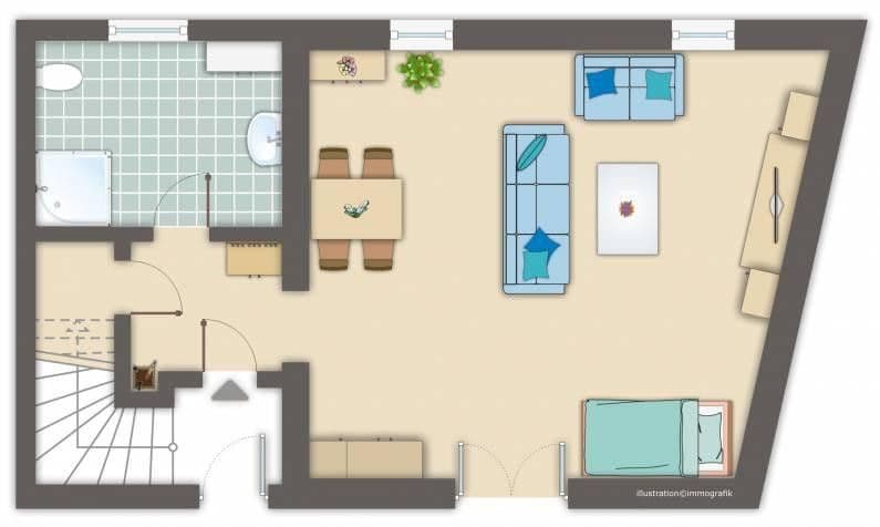 1 bedroom flat to rent, 42 m², Burglahr, Rhineland-Palatinate 1 bedroom flat to rent, 42 m², Burglahr, Rhineland-Palatinate