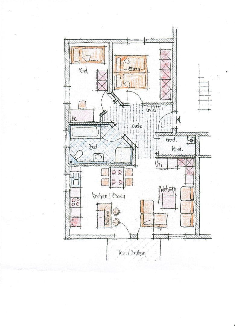 3 bedroom flat to rent, 96 m², Reichsdorfstraße 3, Sennfeld, Bavaria 3 bedroom flat to rent, 96 m², Reichsdorfstraße 3, Sennfeld, Bavaria