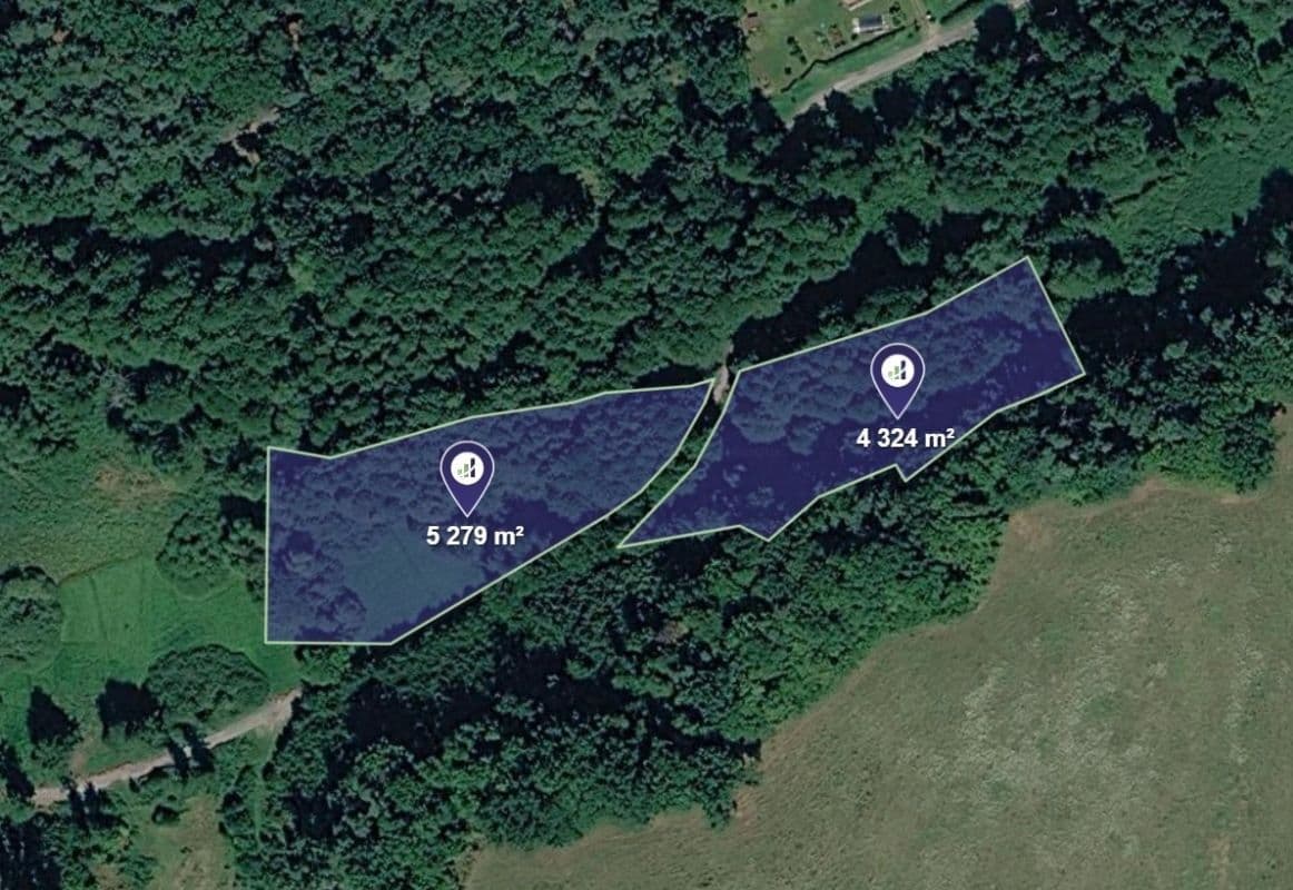 plot for sale, 9,603 m², Dubá, Liberecký Region plot for sale, 9,603 m², Dubá, Liberecký Region