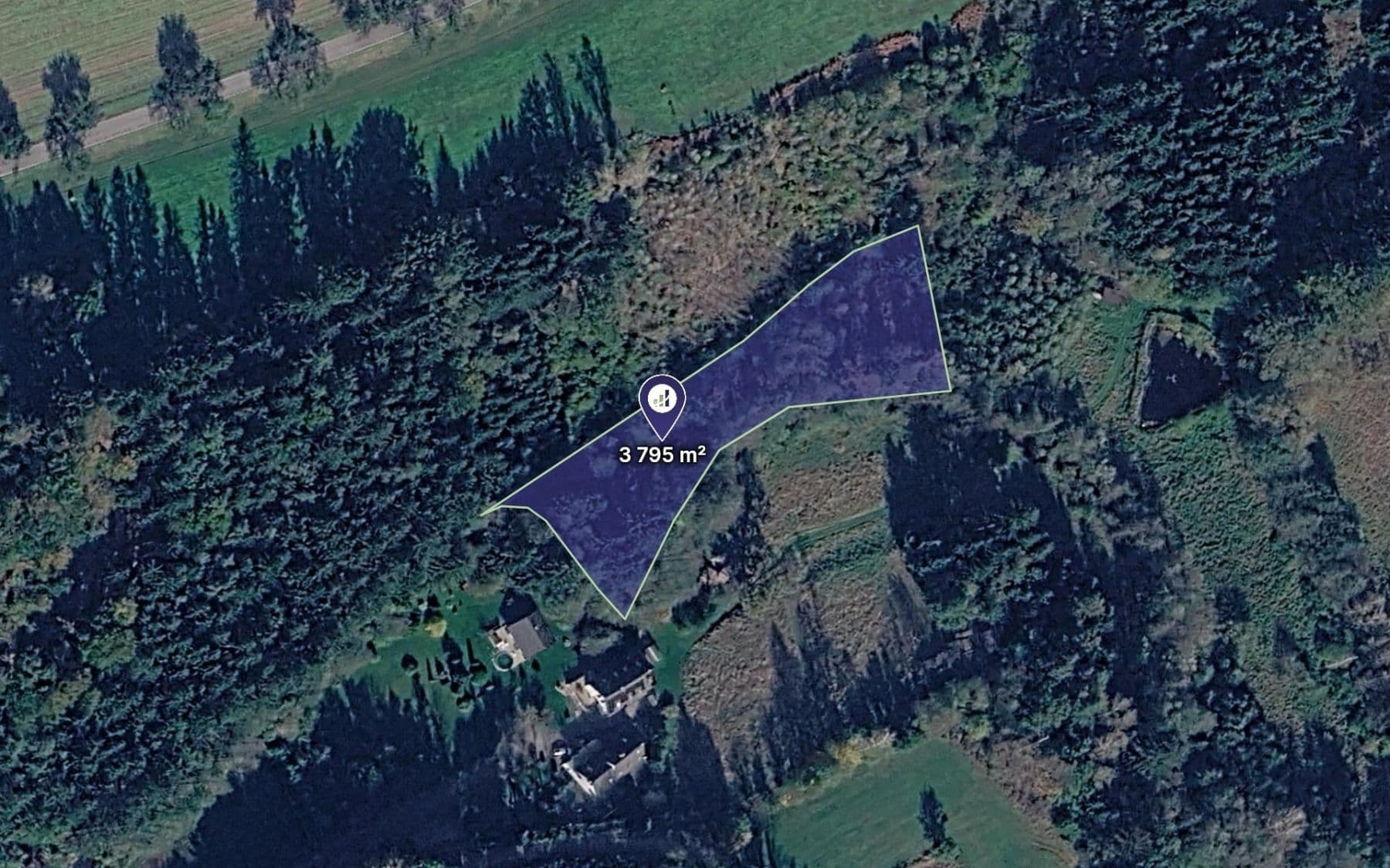 plot for sale, 3,795 m², Staré Bříště, Vysočina Region plot for sale, 3,795 m², Staré Bříště, Vysočina Region