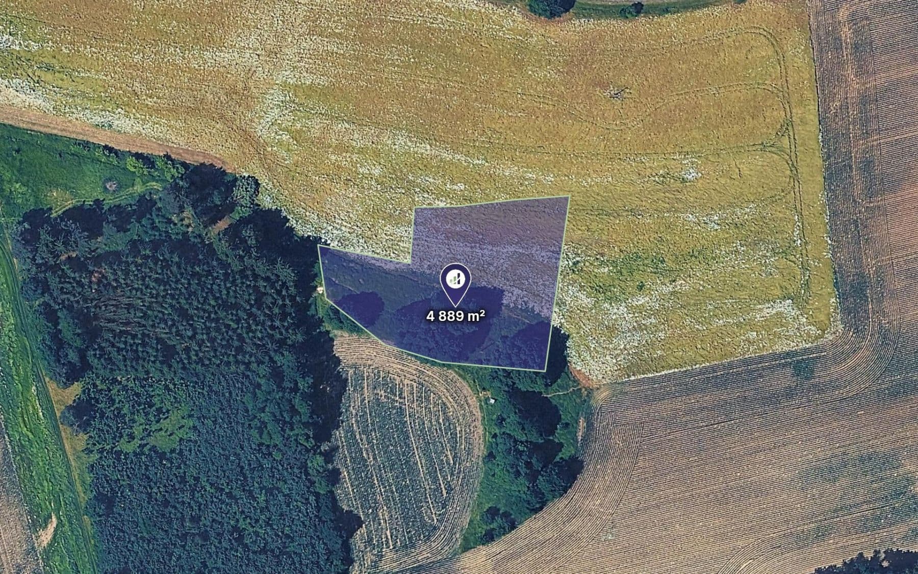 plot for sale, 4,889 m², Bystřice, Středočeský Region plot for sale, 4,889 m², Bystřice, Středočeský Region