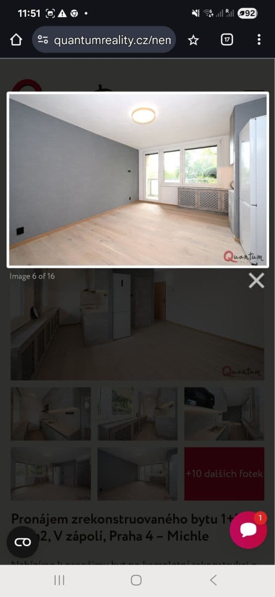 Studio flat to rent, 30 m², V zápolí, Prague, Prague Studio flat to rent, 30 m², V zápolí, Prague, Prague
