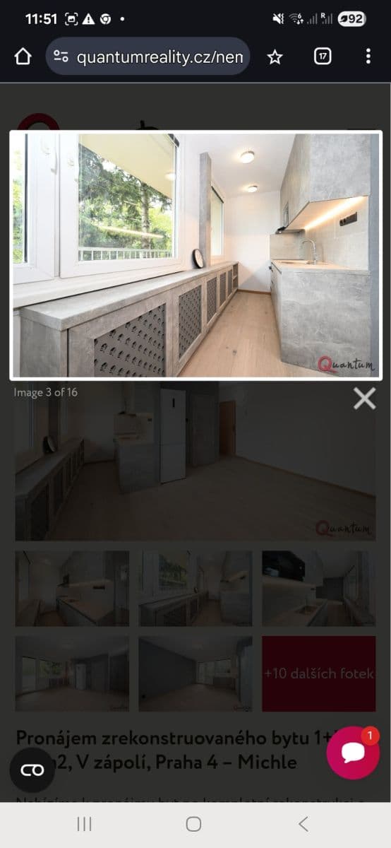 Studio flat to rent, 30 m², V zápolí, Prague, Prague Studio flat to rent, 30 m², V zápolí, Prague, Prague