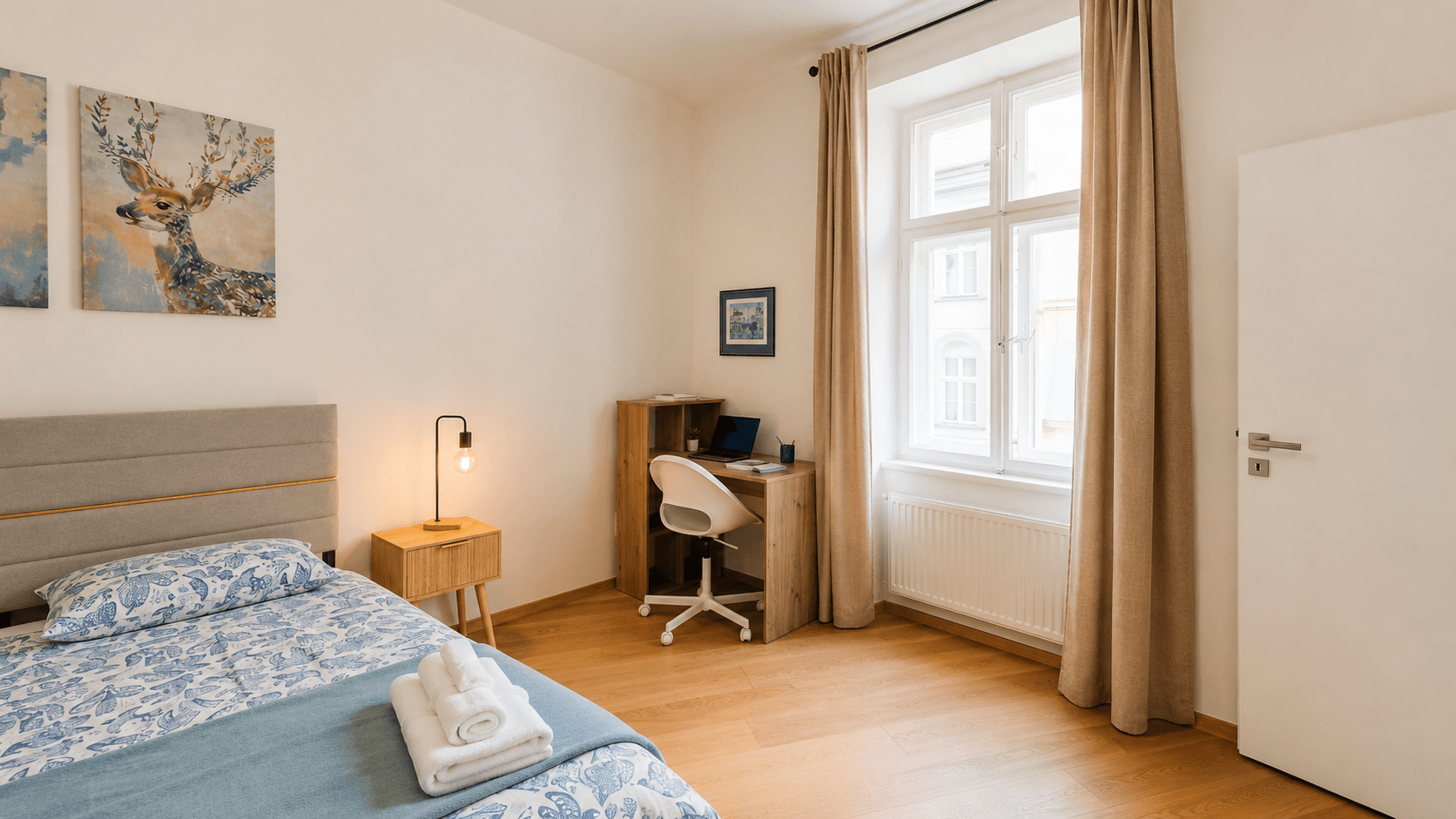 3 bedroom flat to rent, 74 m², Na Neklance, Prague, Prague 3 bedroom flat to rent, 74 m², Na Neklance, Prague, Prague