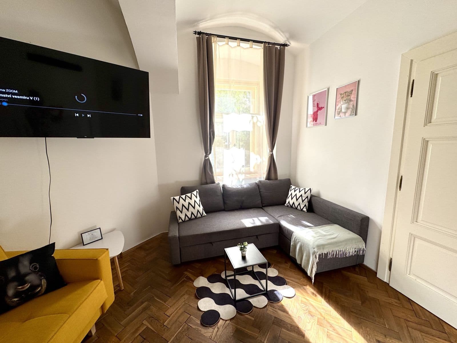 flat to rent, 90 m², Navrátilova, Prague, Prague flat to rent, 90 m², Navrátilova, Prague, Prague