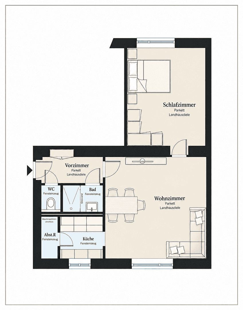 1 bedroom with open-plan kitchen flat for sale, 51 m², Arnethgasse 63, Wien, Vienna 1 bedroom with open-plan kitchen flat for sale, 51 m², Arnethgasse 63, Wien, Vienna