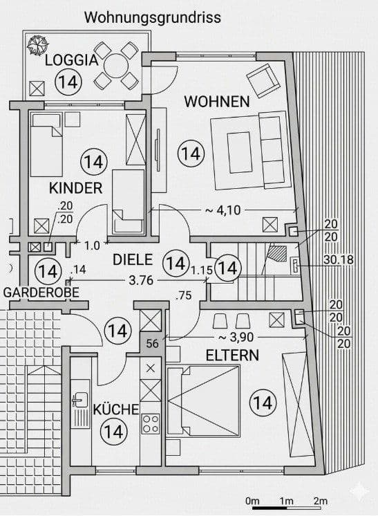 2 bedroom with open-plan kitchen flat for sale, 73 m², Bochum, North Rhine-Westphalia 2 bedroom with open-plan kitchen flat for sale, 73 m², Bochum, North Rhine-Westphalia