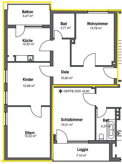 3 bedroom flat to rent, 71 m², Essener Straße 45a, Bochum, North Rhine-Westphalia 3 bedroom flat to rent, 71 m², Essener Straße 45a, Bochum, North Rhine-Westphalia