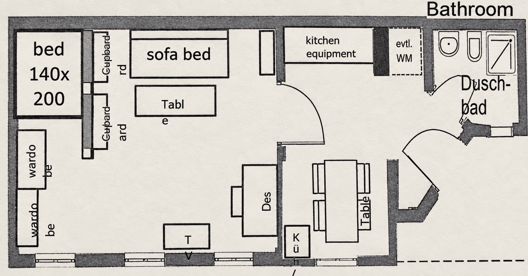 Studio flat to rent, 41 m², Vierzigmannstraße 15, Erlangen, Bavaria Studio flat to rent, 41 m², Vierzigmannstraße 15, Erlangen, Bavaria