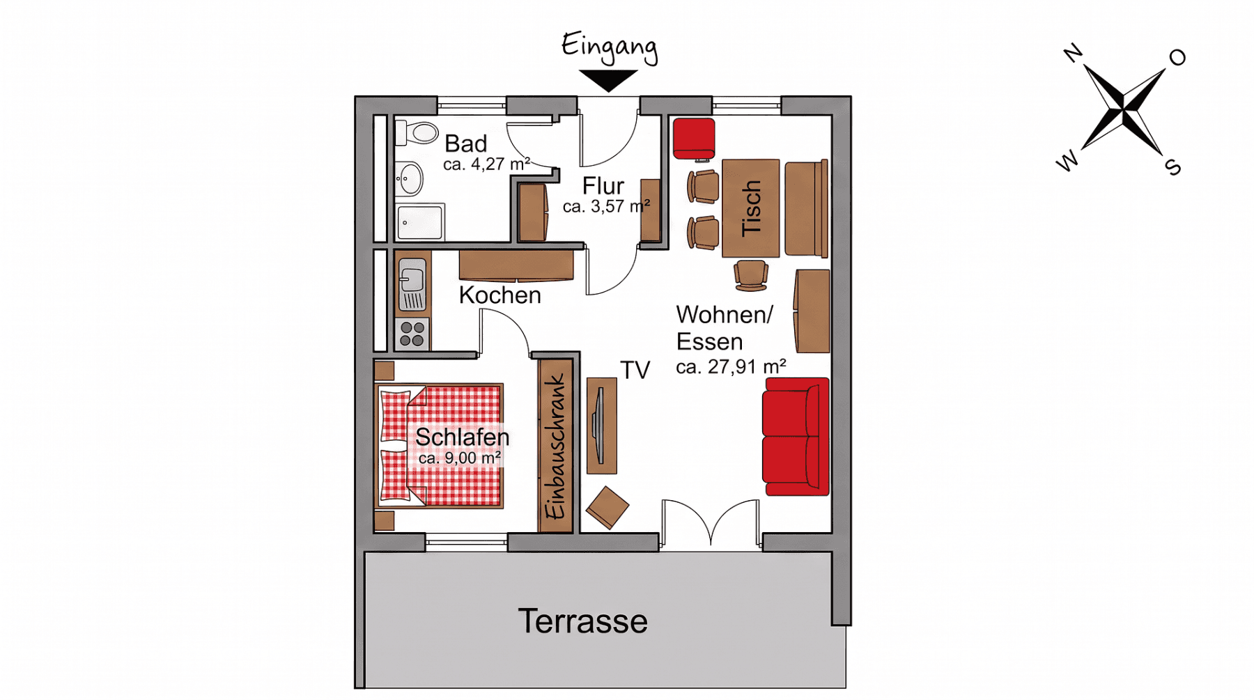 2 bedroom flat for sale, 45 m², Seestraße 52, Walchensee, Bavaria 2 bedroom flat for sale, 45 m², Seestraße 52, Walchensee, Bavaria